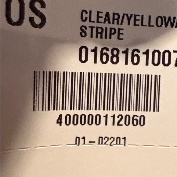 NWT J.McLaughlin Harper Clear Yellow Stripe Tote Stadium Beach Bag Rope - Picture 12 of 12